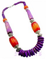 Indian ethenic necklace - click here for large view